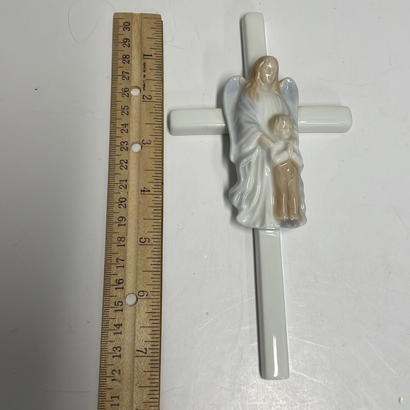 ROMAN CERAMIC CROSS “JESUS WITH CHILD “ - Picture 4 of 5